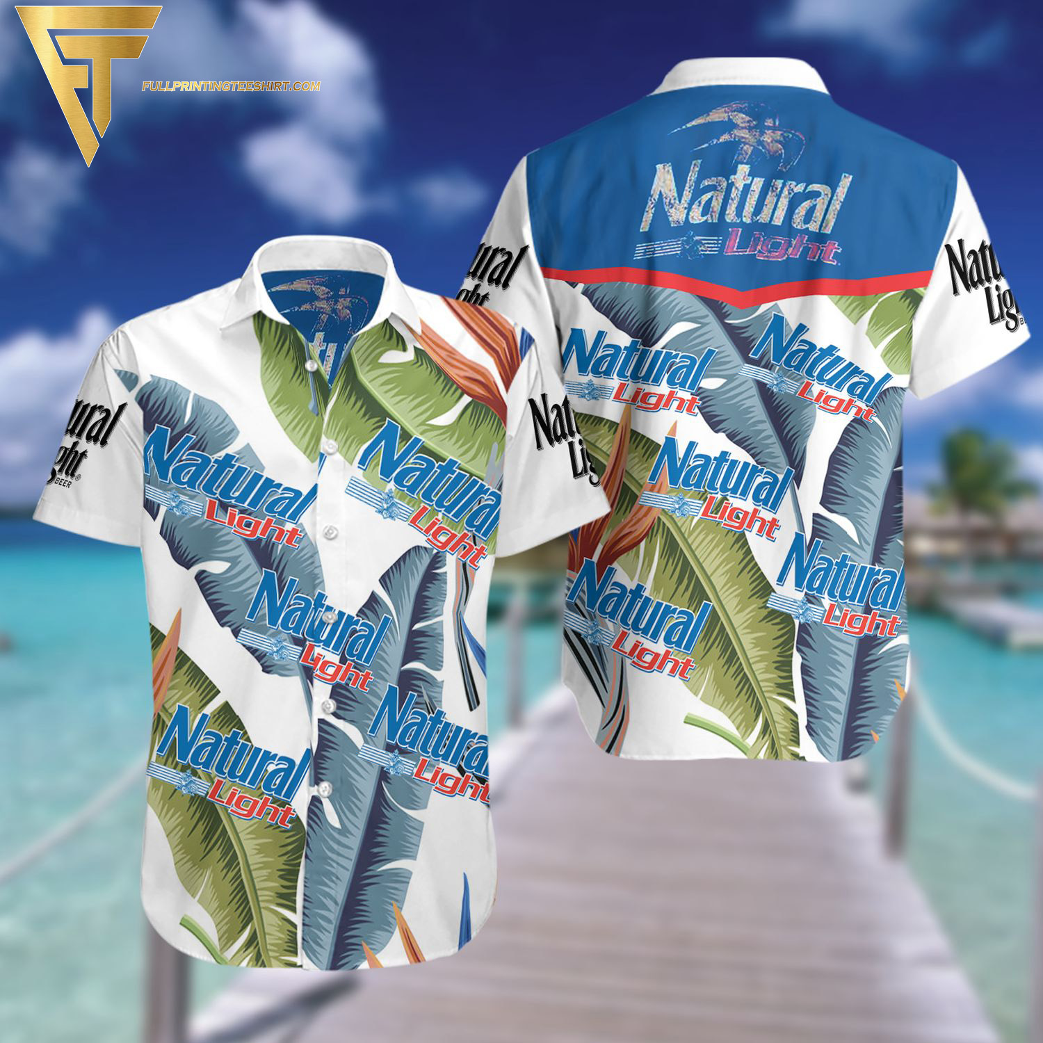 Tropical Minnesota Vikings Summer Vibes Hawaiian Shirt