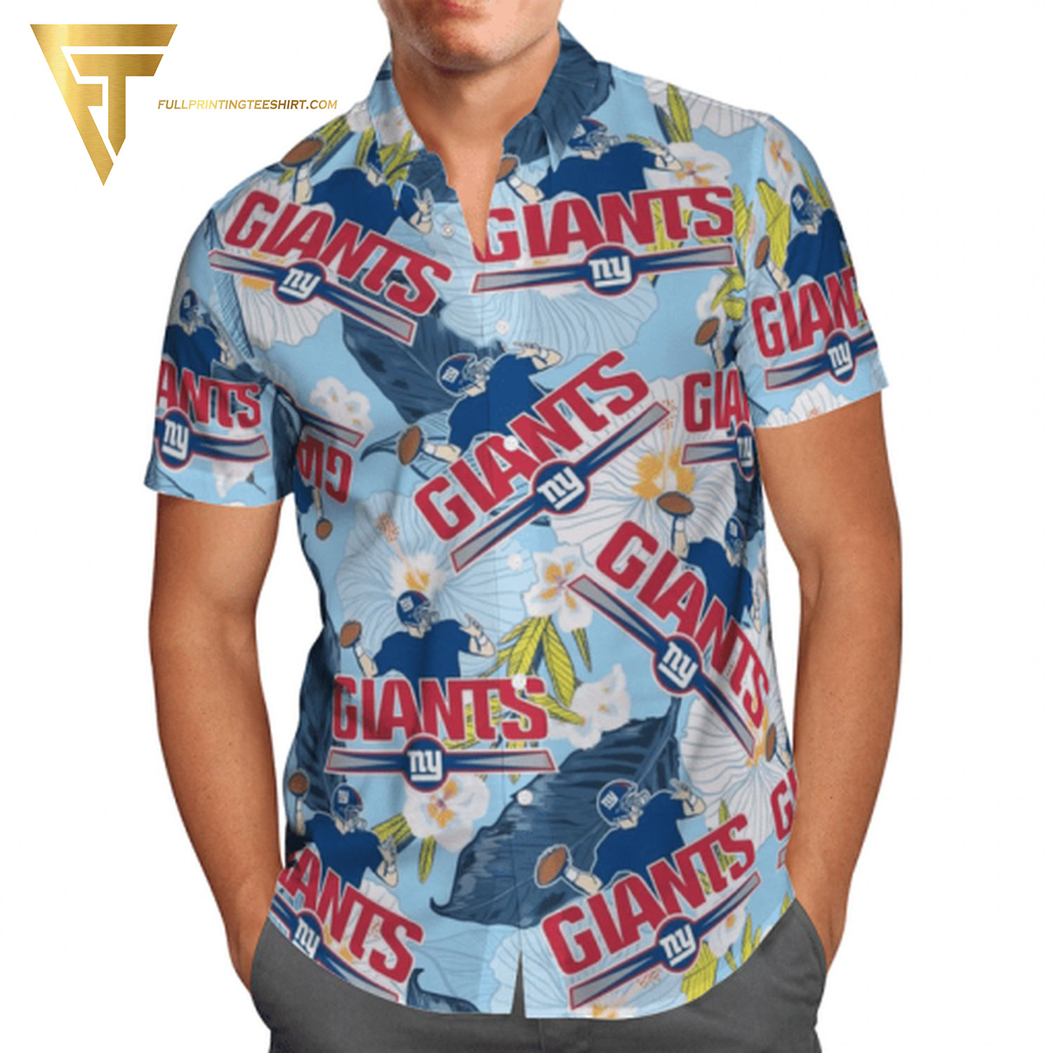 Tropical New England Patriots All Over Print Hawaiian Shirt And Beach Shorts