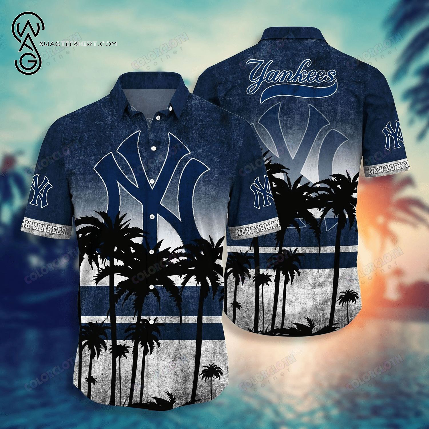 Tropical New York Mets Sports Summer Hawaiian Shirt