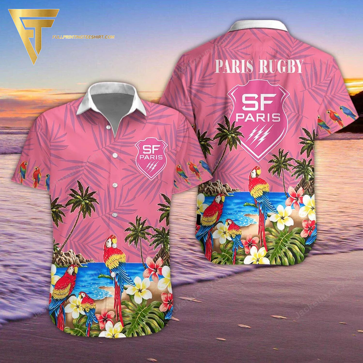 Tropical Pineapple Busch Light All Over Print Hawaiian Shirt And Beach Shorts