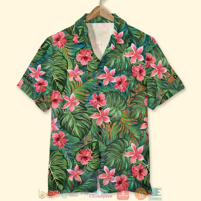 Tropical Flower Skull Hawaiian Shirt