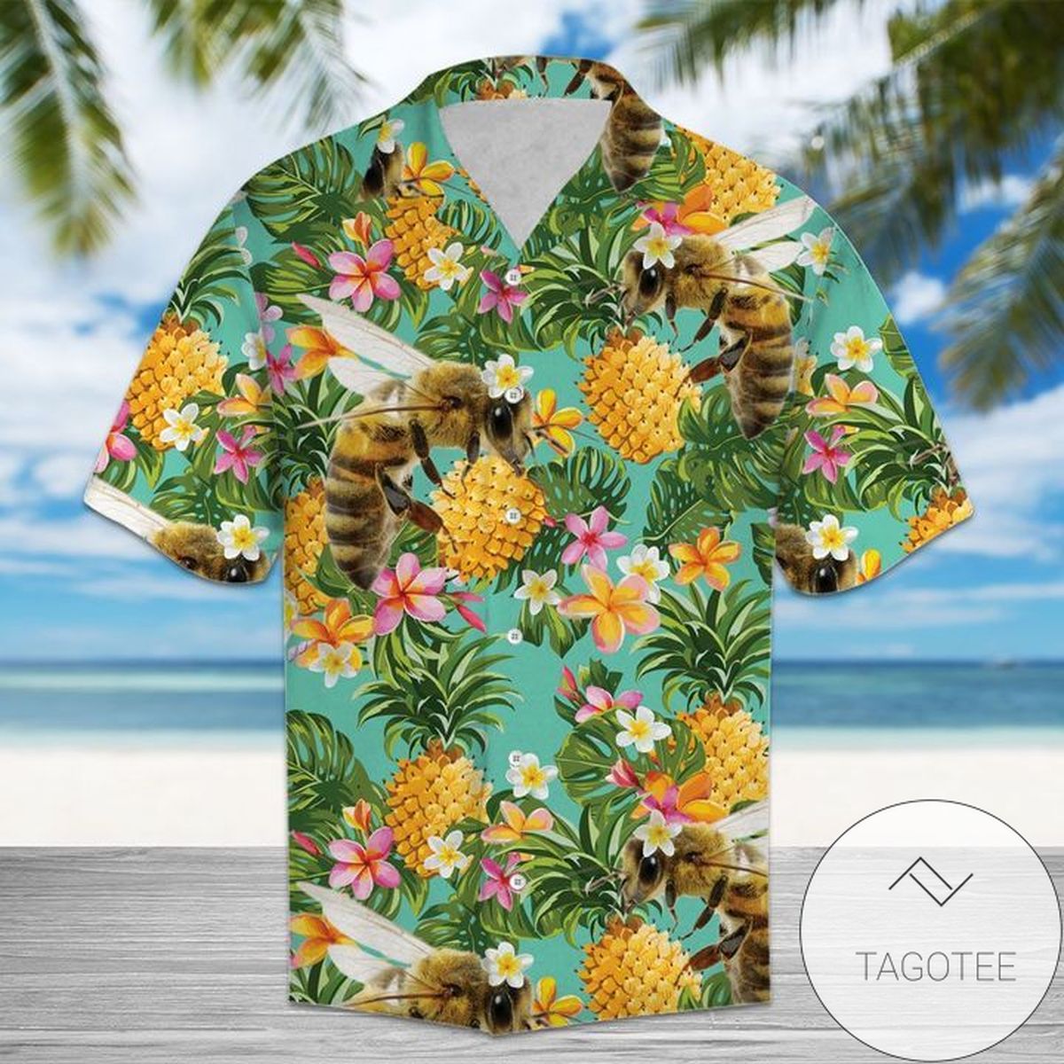 Tropical Pineapple American Shorthair Hawaiian Shirt For Men With Vibrant Colors And Textures