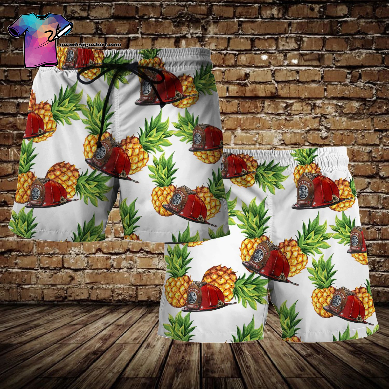 Tropical Pineapple Guinness Beer All Over Print Hawaiian Shirt And Beach Shorts