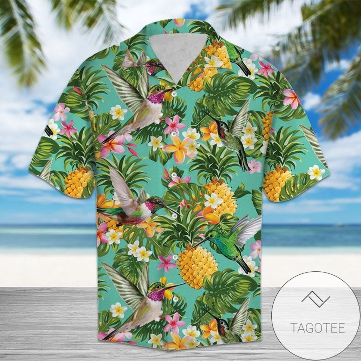 Tropical Pineapple Japanese 3d Hawaiian Shirt For Men With Vibrant Colors And Textures