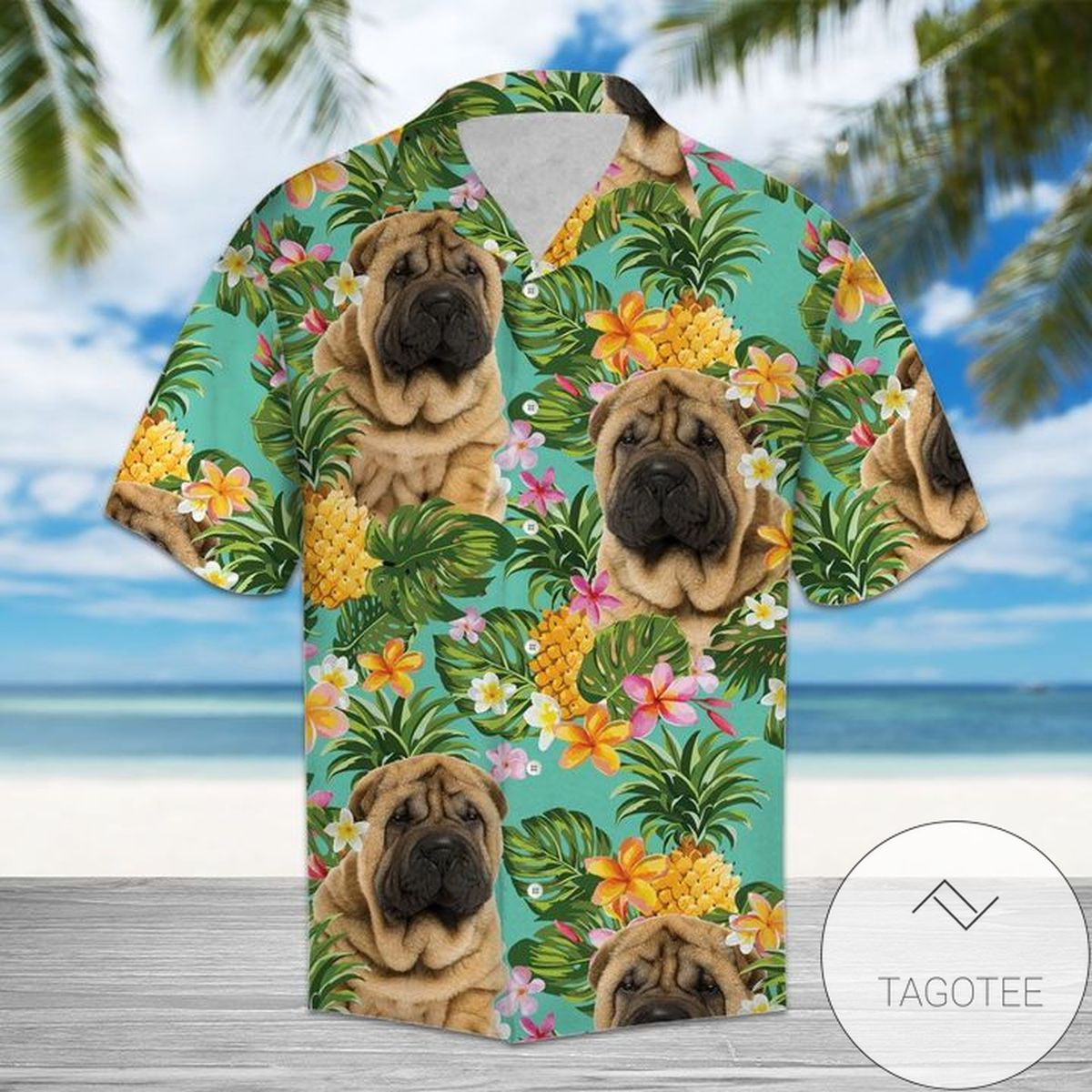 Tropical Pineapple Scottish Fold 3d Hawaiian Shirt For Men With Vibrant Colors And Textures