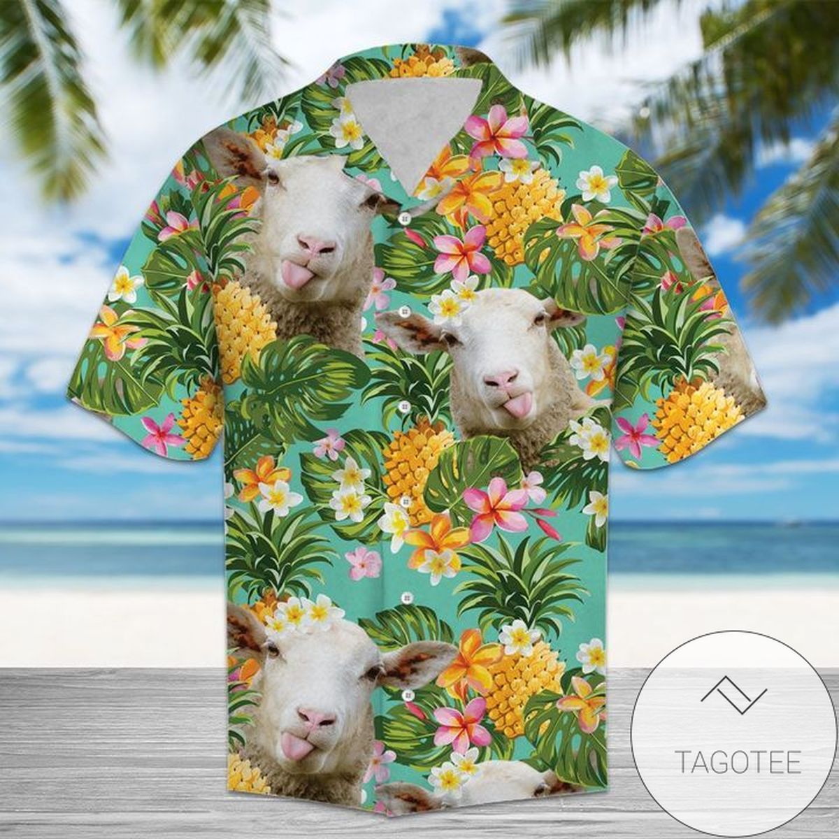 Tropical Pineapple Shar Pei 3d Hawaiian Shirt For Men With Vibrant Colors And Textures