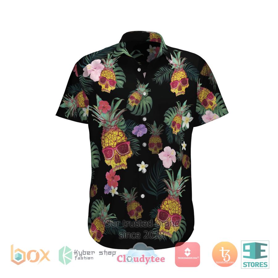 Tropical Mickey Red Hibiscus Hawaiian Shirt