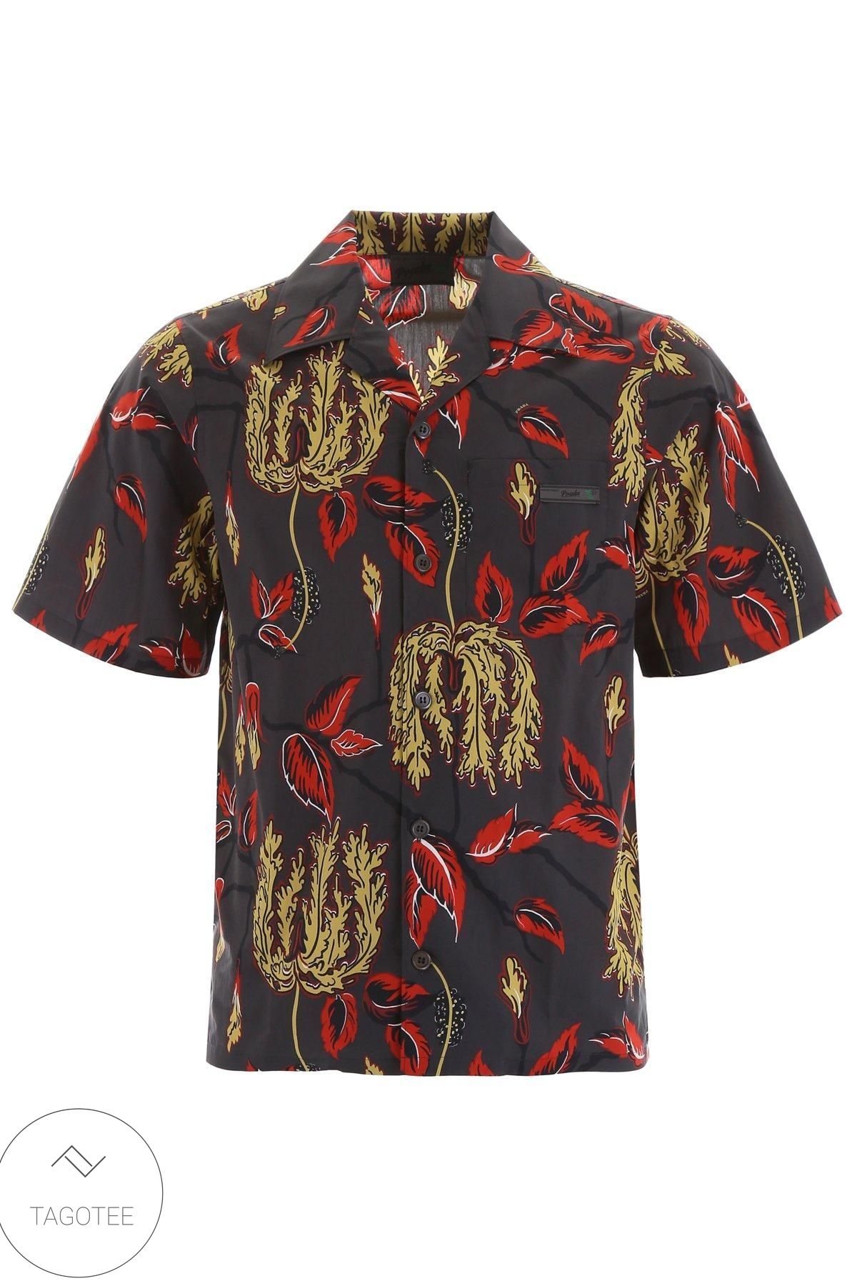 Tropical Pitbull Hawaiian Shirt