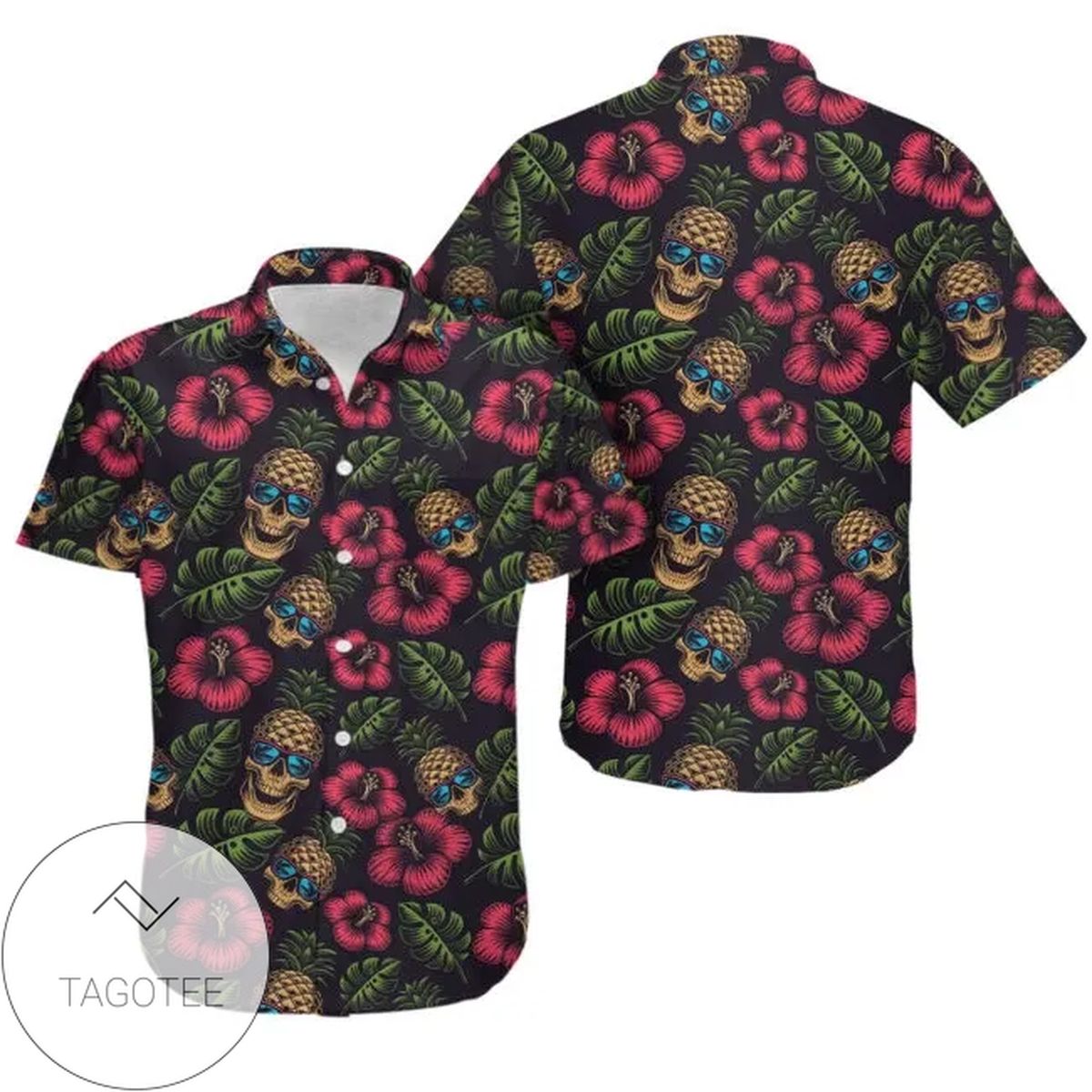 Tropical Skull Octopus Authentic Hawaiian Shirt 2022s