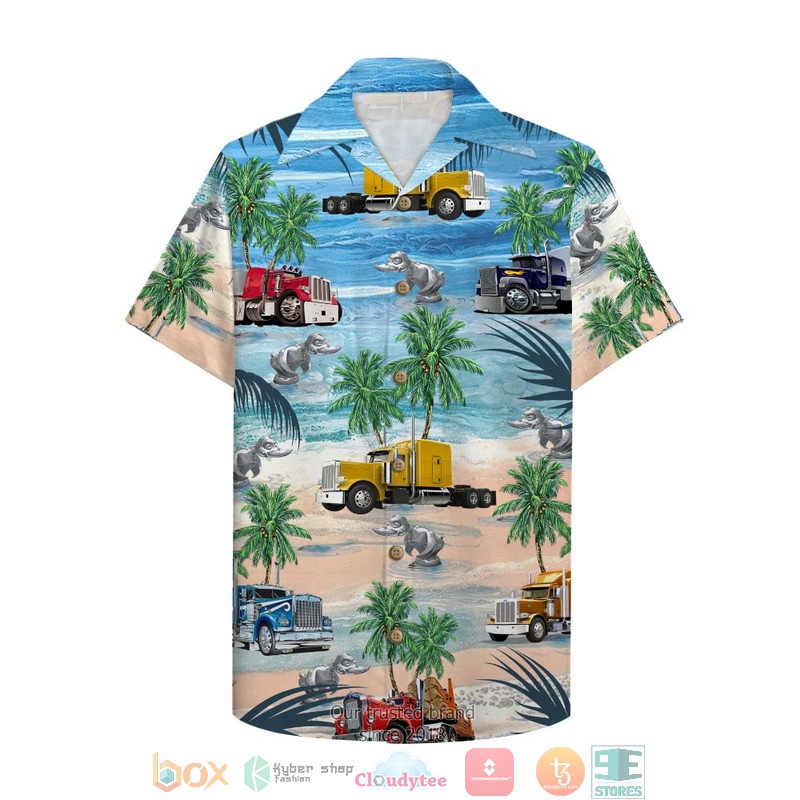 Trucker hologram Hawaiian Shirt