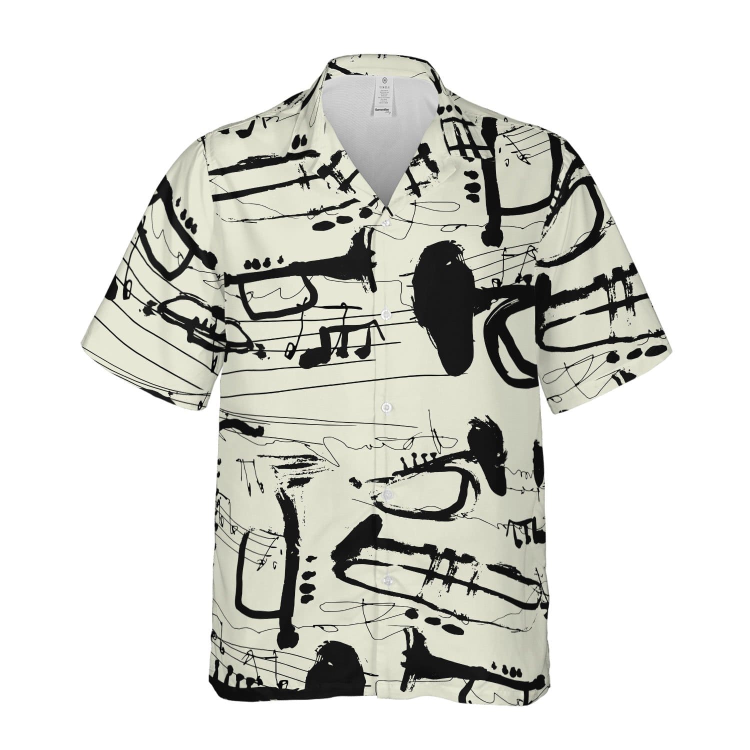 Trumpet Coconut Tree Hawaiian Shirt