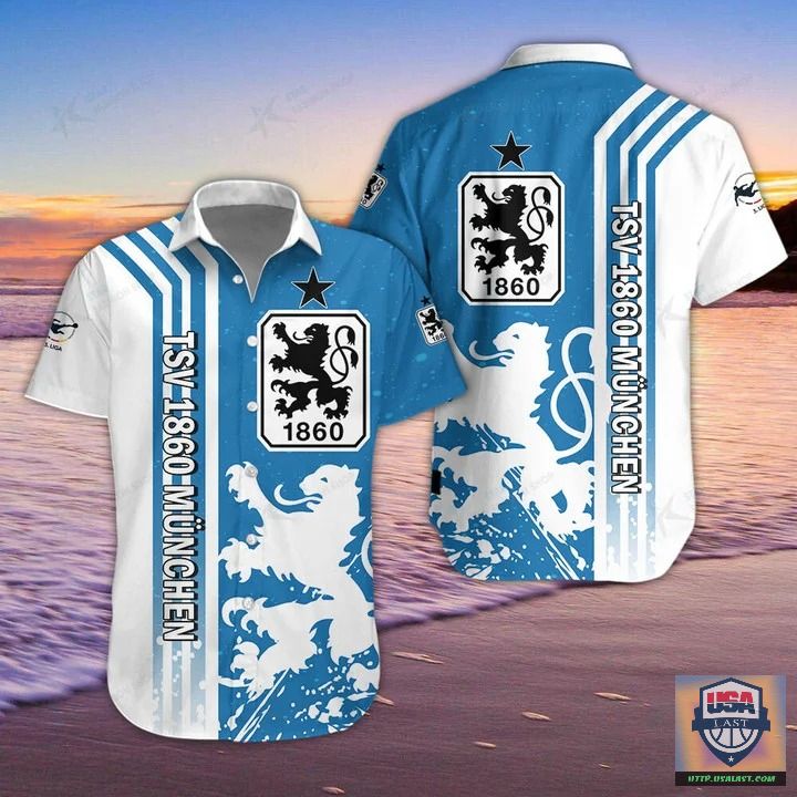 TSV 1860 Munich Vintage Hawaiian Shirt