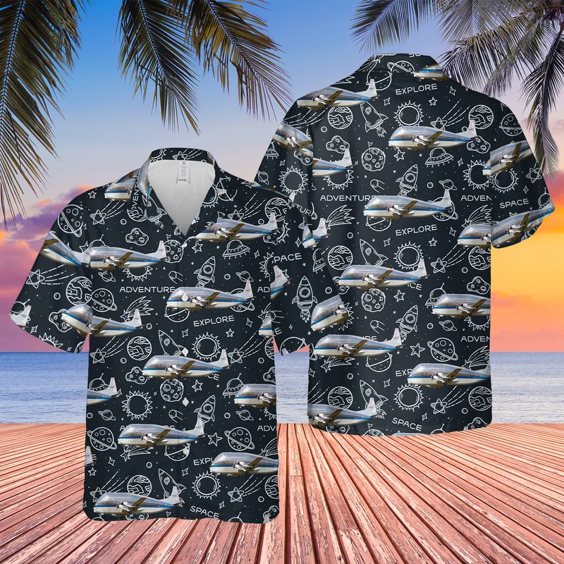 United States – National Aeronautics and Space Administration NASA Beechcraft B200 Super King Air Hawaiian Shirt