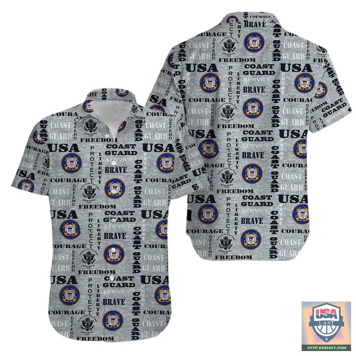 United States Coast Guard USCG Sentinel-class Cutter Hawaiian Shirt