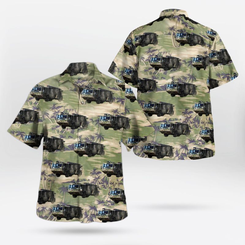 United States Marine Corps USMC Joint Light Tactical Vehicle JLTV Hawaiian Shirt