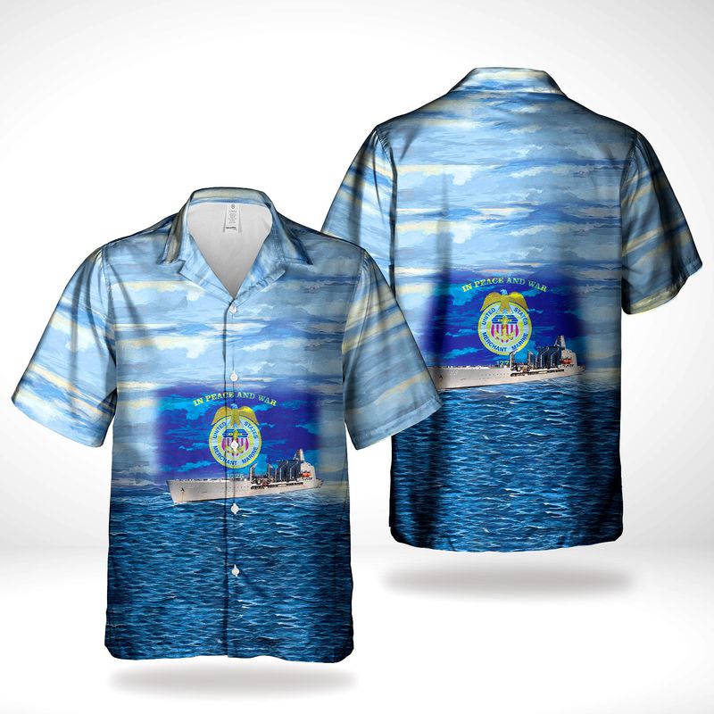 United States Navy USS America LHA-6 America-class amphibious assault ship Hawaiian Shirt