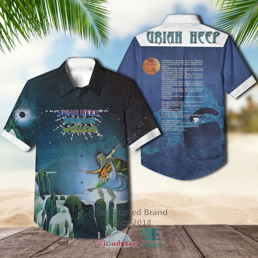 Uriah Heep Firelly Casual Hawaiian Shirt