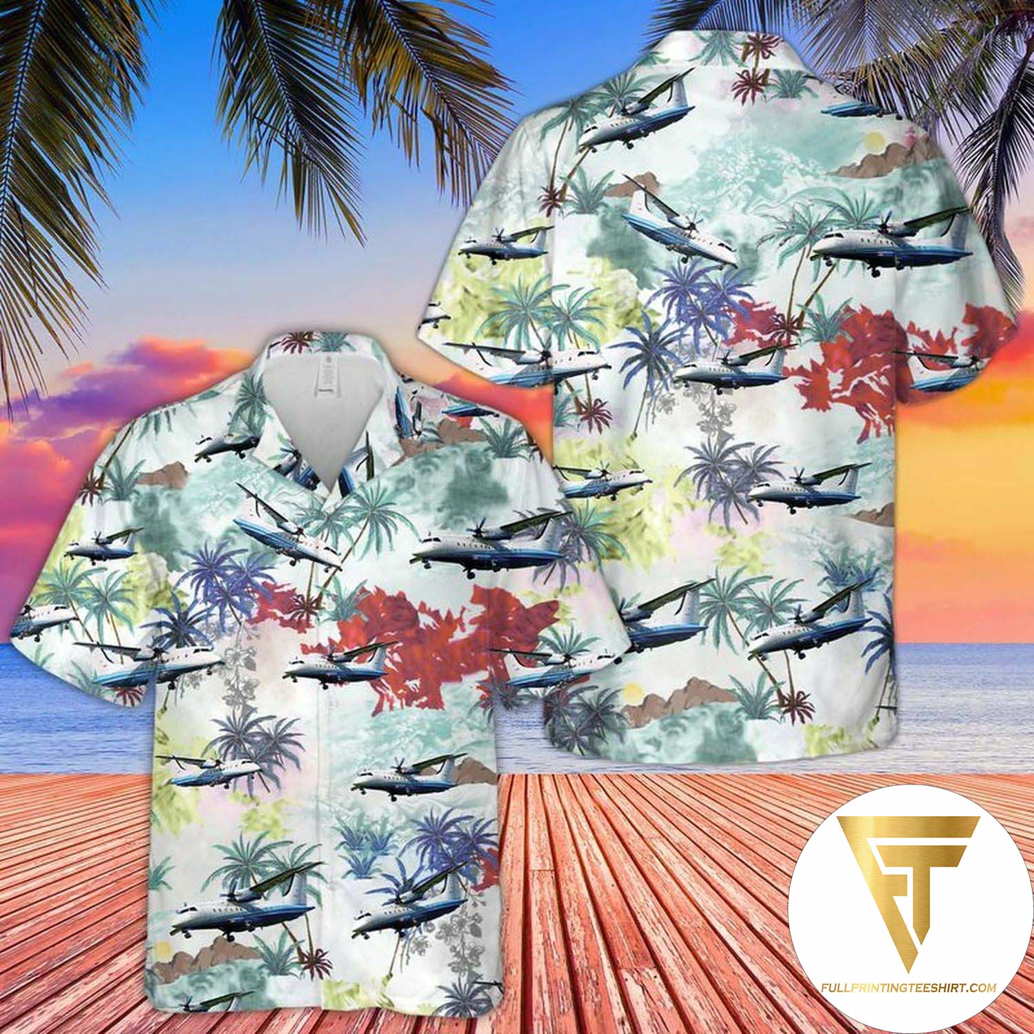 US Air Force Aviator Badge Air Force Pilot All Over Print Hawaiian Shirt