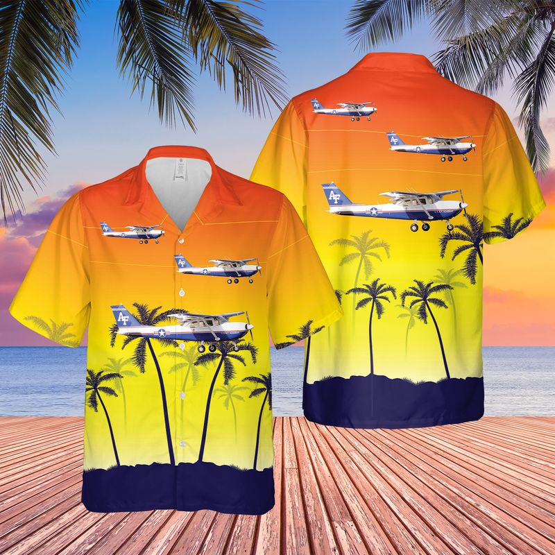 US Air Force California Air National Guard 129th Rescue Wing HH-60G Pave Hawks And HC-130J Combat King IIs Hawaiian Shirt