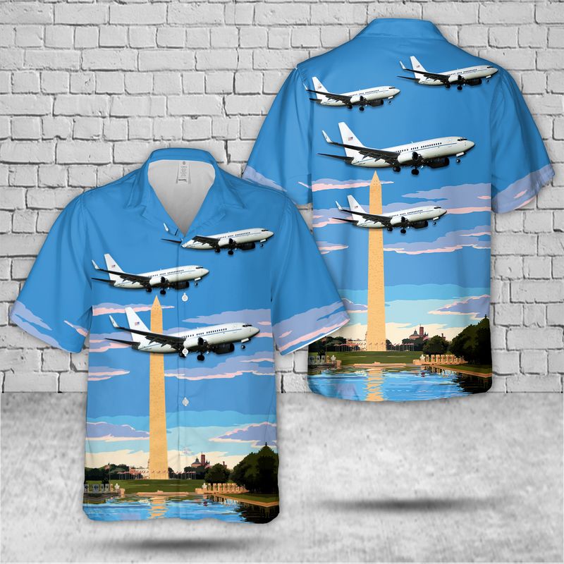 US Air Force F-106A Delta Dart City of Jacksonville Florida Air National Guard Hawaiian Shirt