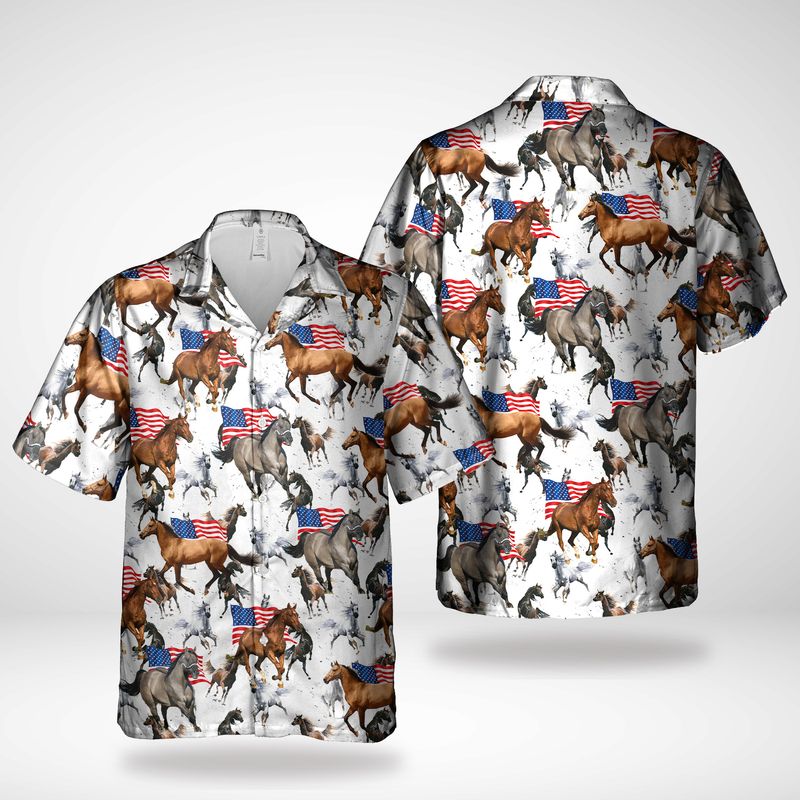 US Arabian Horse Hawaiian Shirt