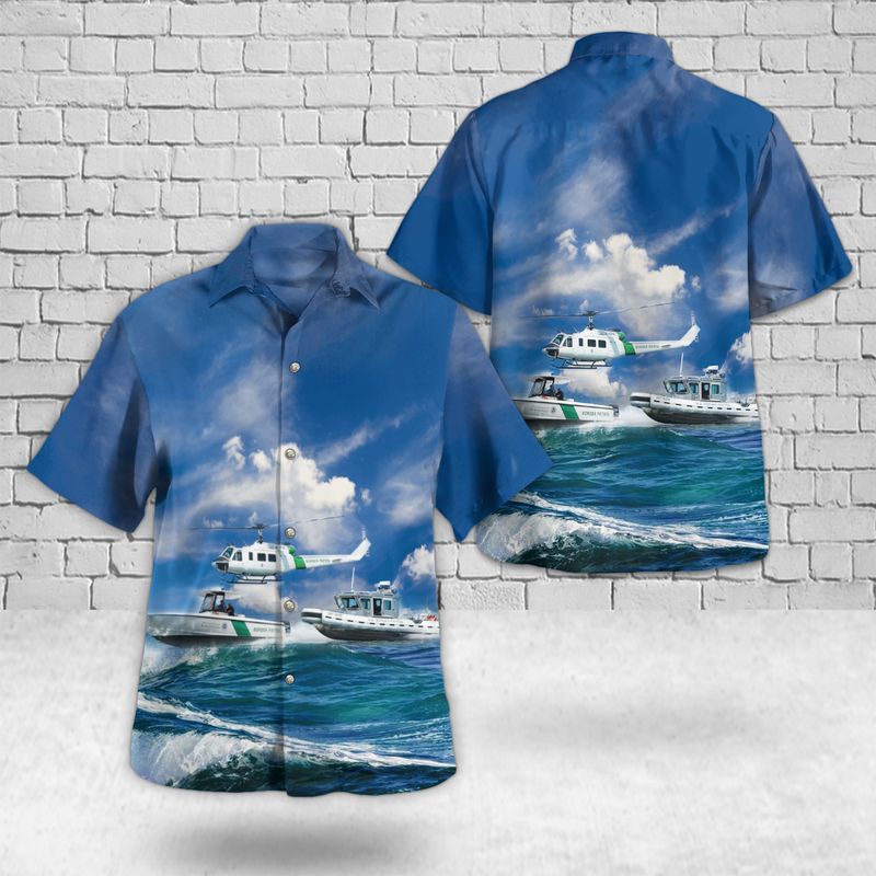 US Coast Guard 45-foot 14 m Response Boat Medium RB-M Hawaiian Shirt