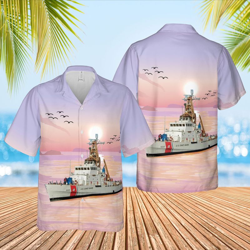 US Coast Guard 45-foot 14 m Response Boat Medium RB-M Hawaiian Shirt