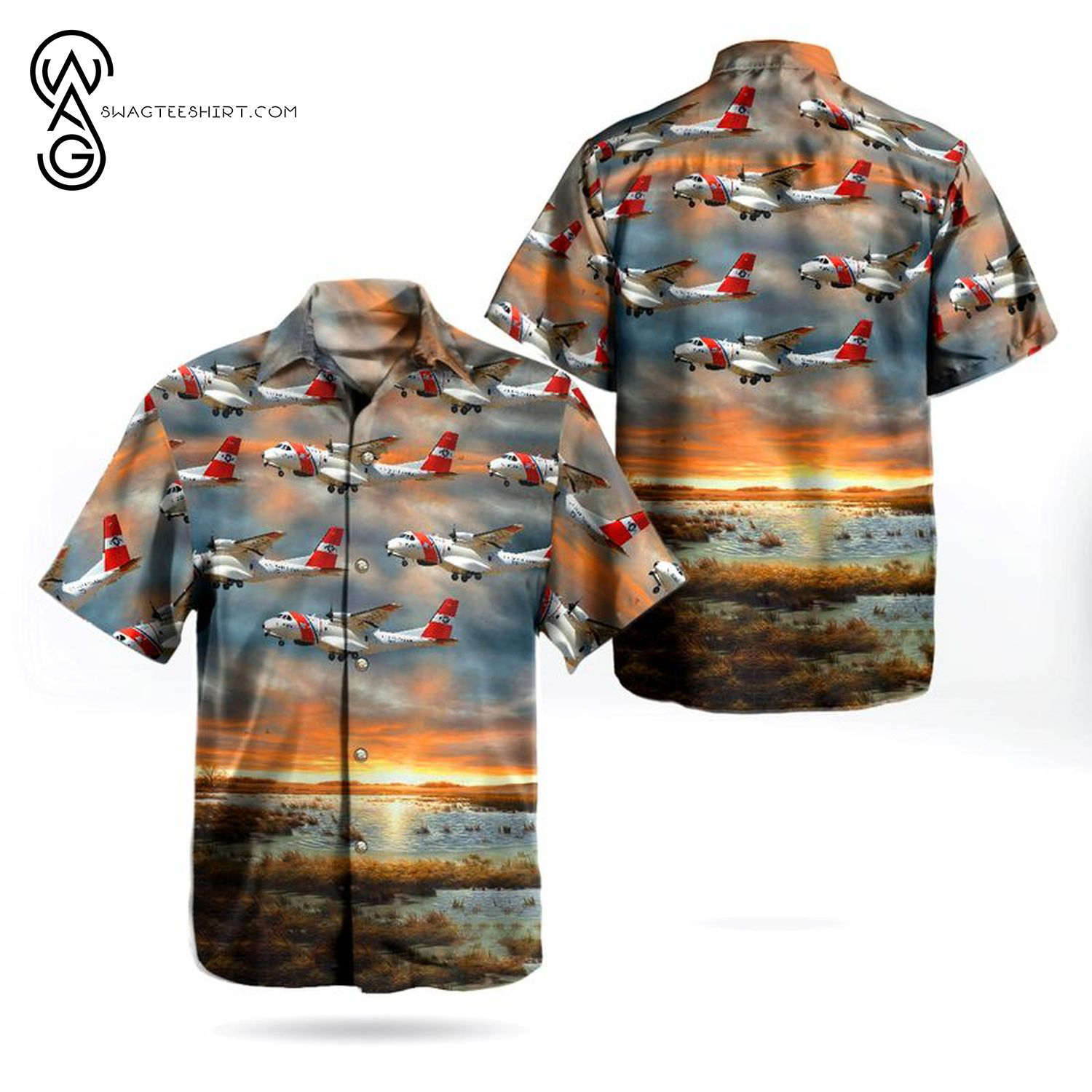 US Coast Guard USCGC Bertholf Hawaiian Shirt And Beach Shorts