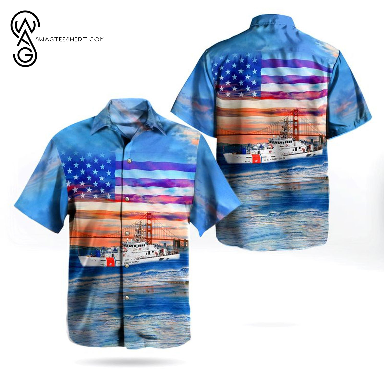 US Navy AM Summer Vacation Hawaiian Shirt