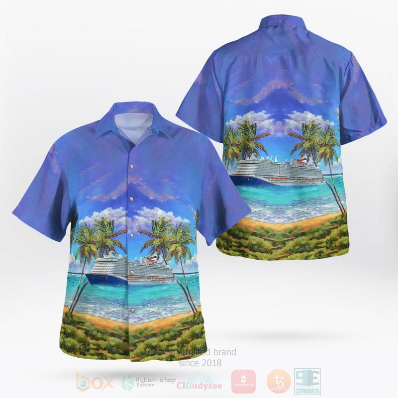 US Cruise Ship Half Moon Cay Hawaiian Shirt