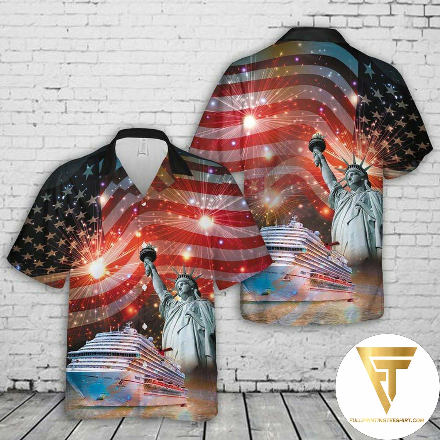 US Coast Guard USCGC Raymond Evans Independence Day Golden Gate Bridge Summer Hawaiian Shirt