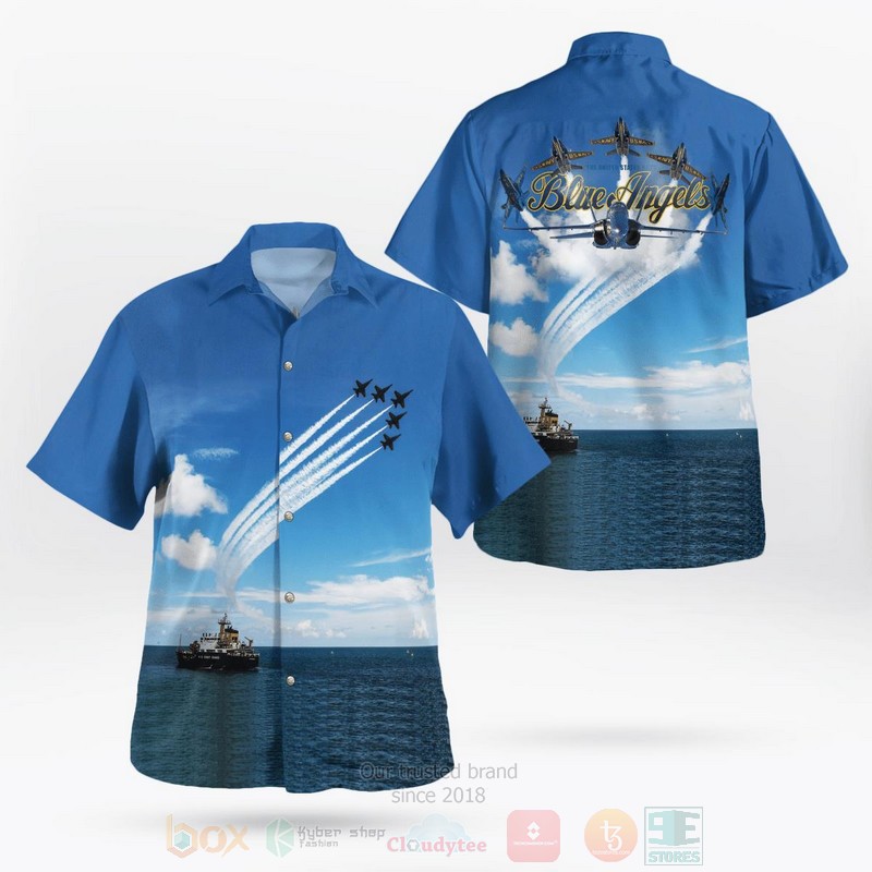 US Navy Grumman E-2C Hawkeye G-123 Independence Day Hawaiian Shirt