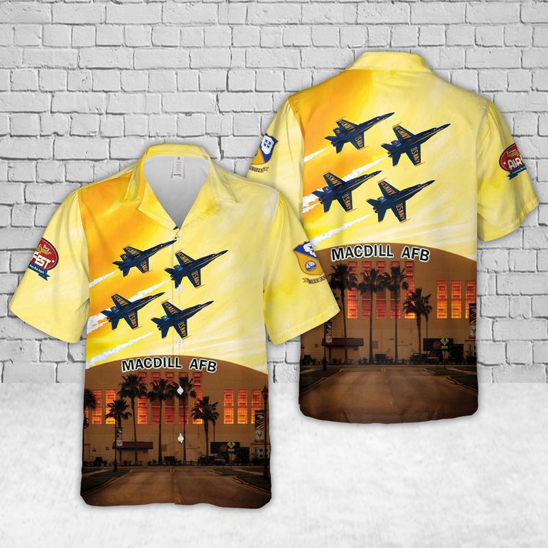 US Navy Blue Angels NAF El Centro Annual Air Show Hawaiian Shirt