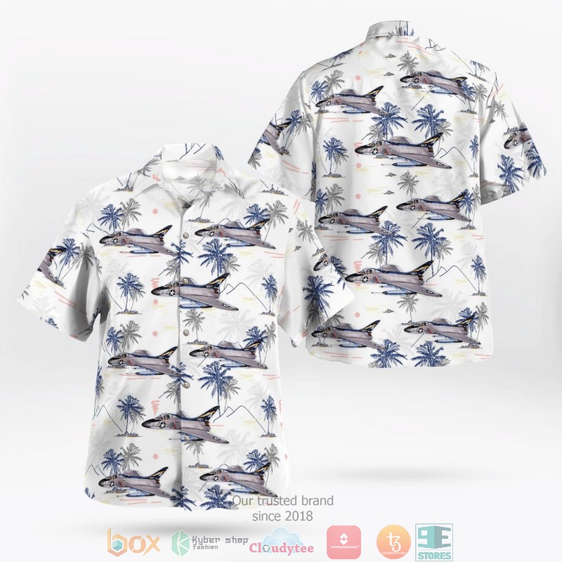 US Navy Airborne Command & Control Squadron 113 VAW-113 E-2A Hawkeye Black Eagles Hawaiian Shirt