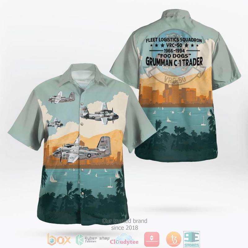 US Navy Grumman E-2C Hawkeye G-123 Independence Day Hawaiian Shirt