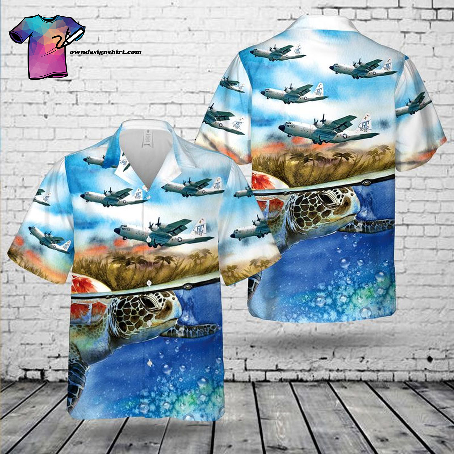 US Navy Lockheed P-2 Neptune Independence Day Mt Rushmore All Over Print Hawaiian Shirt