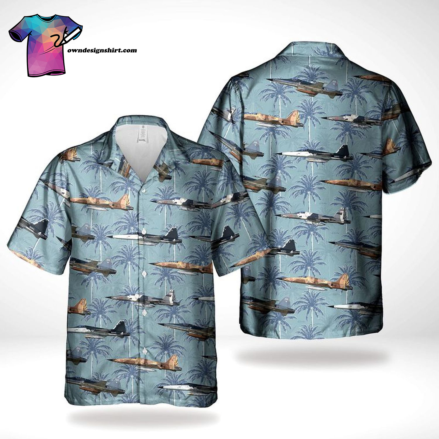 US Navy Northrop F-5N Tiger The Statue of Liberty Independence Day Summer Hawaiian Shirt