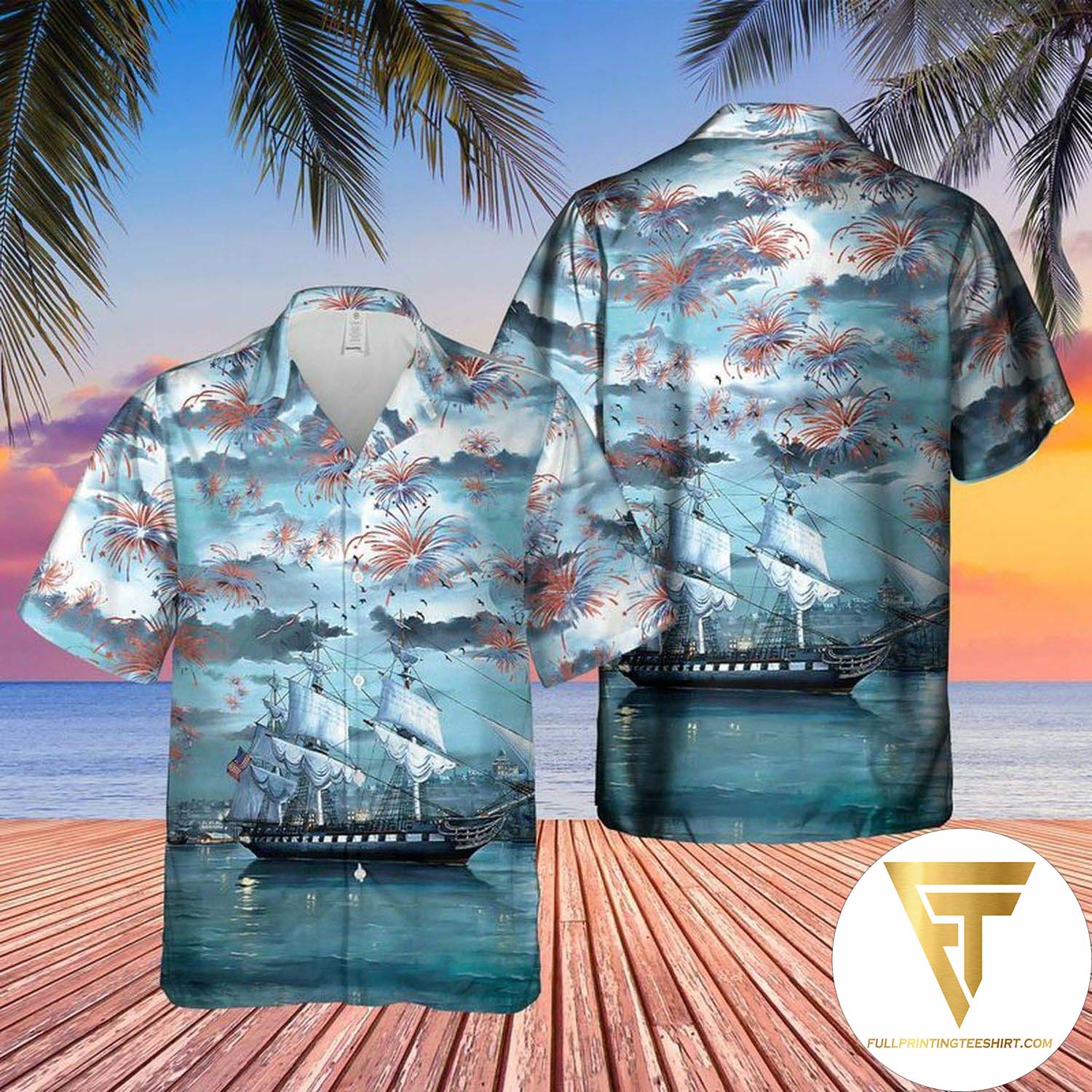 US Navy Northrop Grumman E-2 Hawkeye Niagara Falls Independence Day Summer Hawaiian Shirt