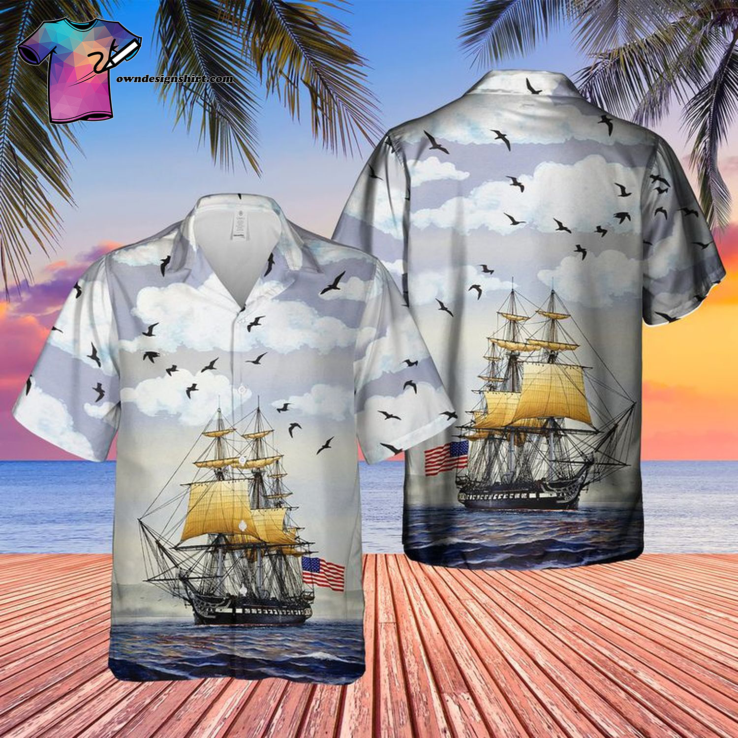 US Navy Northrop Grumman E-2 Hawkeye Niagara Falls Independence Day Summer Hawaiian Shirt