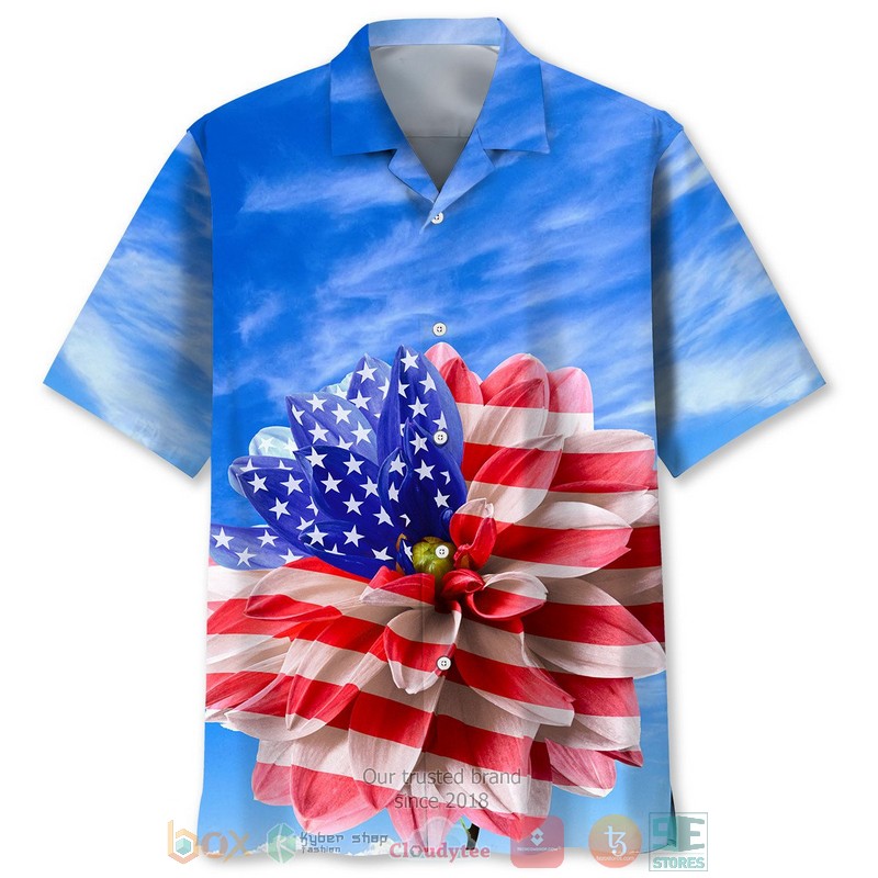 USA Disc Golf Hawaiian Shirt