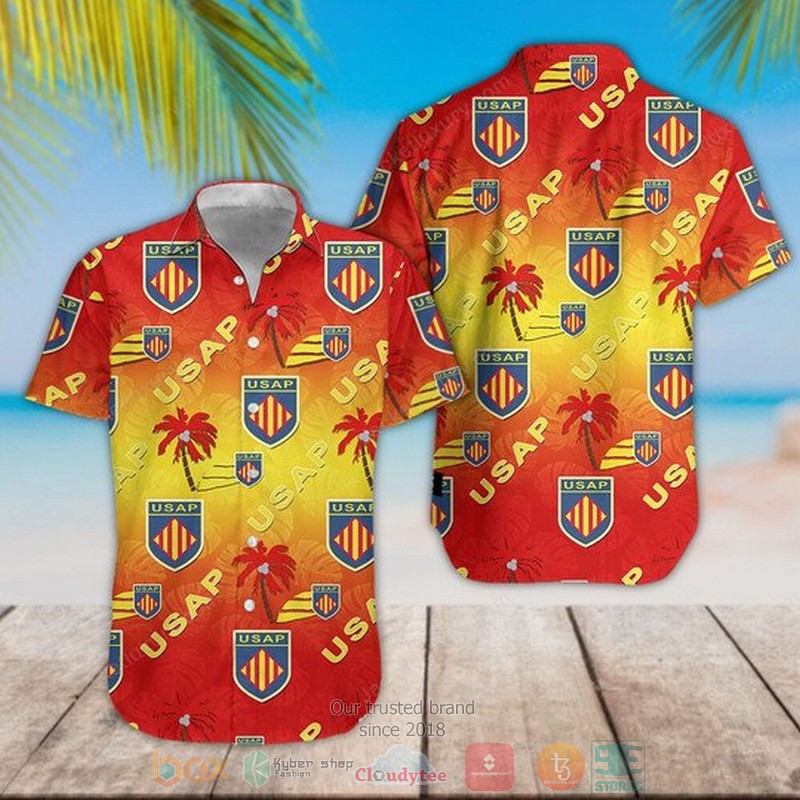 USA flag Sunflower Hawaiian Shirt