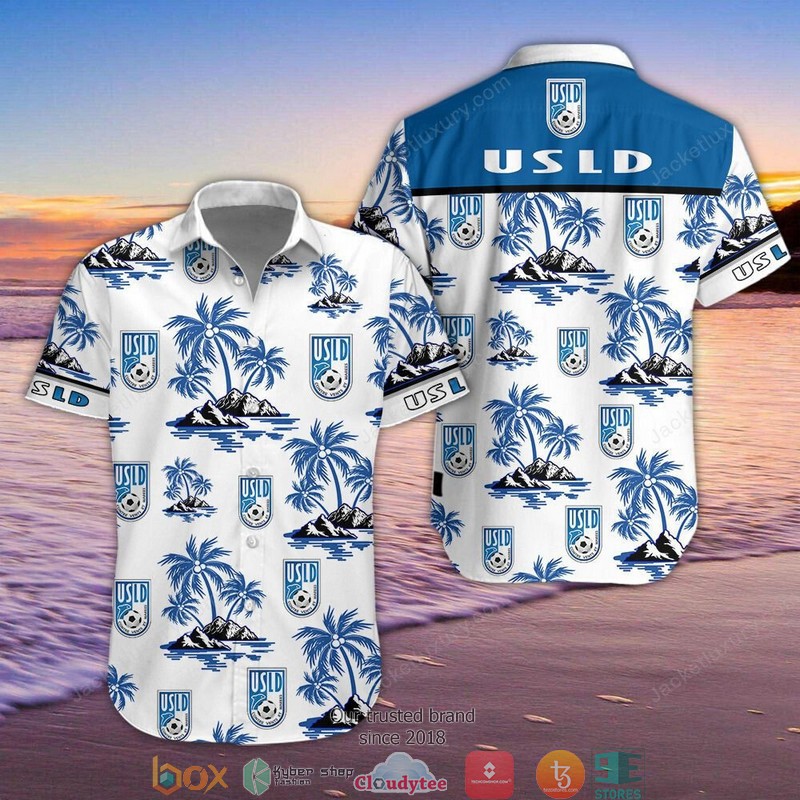 USMNT Columbia Slack Tide Camp Red Hawaiian Shirt