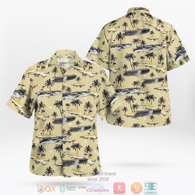 USON Nevers Hawaiian shirt, Short