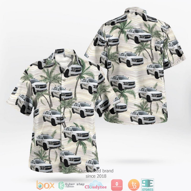 Utah Salt Lake City Ford Police Interceptor Utility Hawaiian Shirt