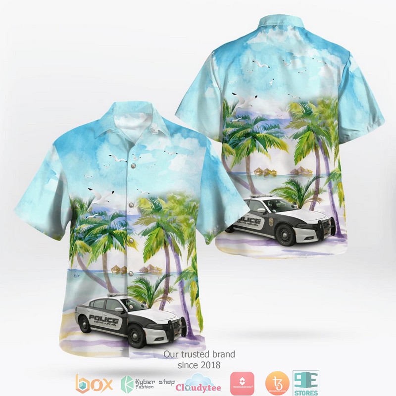 Utah County Sheriff Office Chevrolet Tahoe Hawaiian Shirt