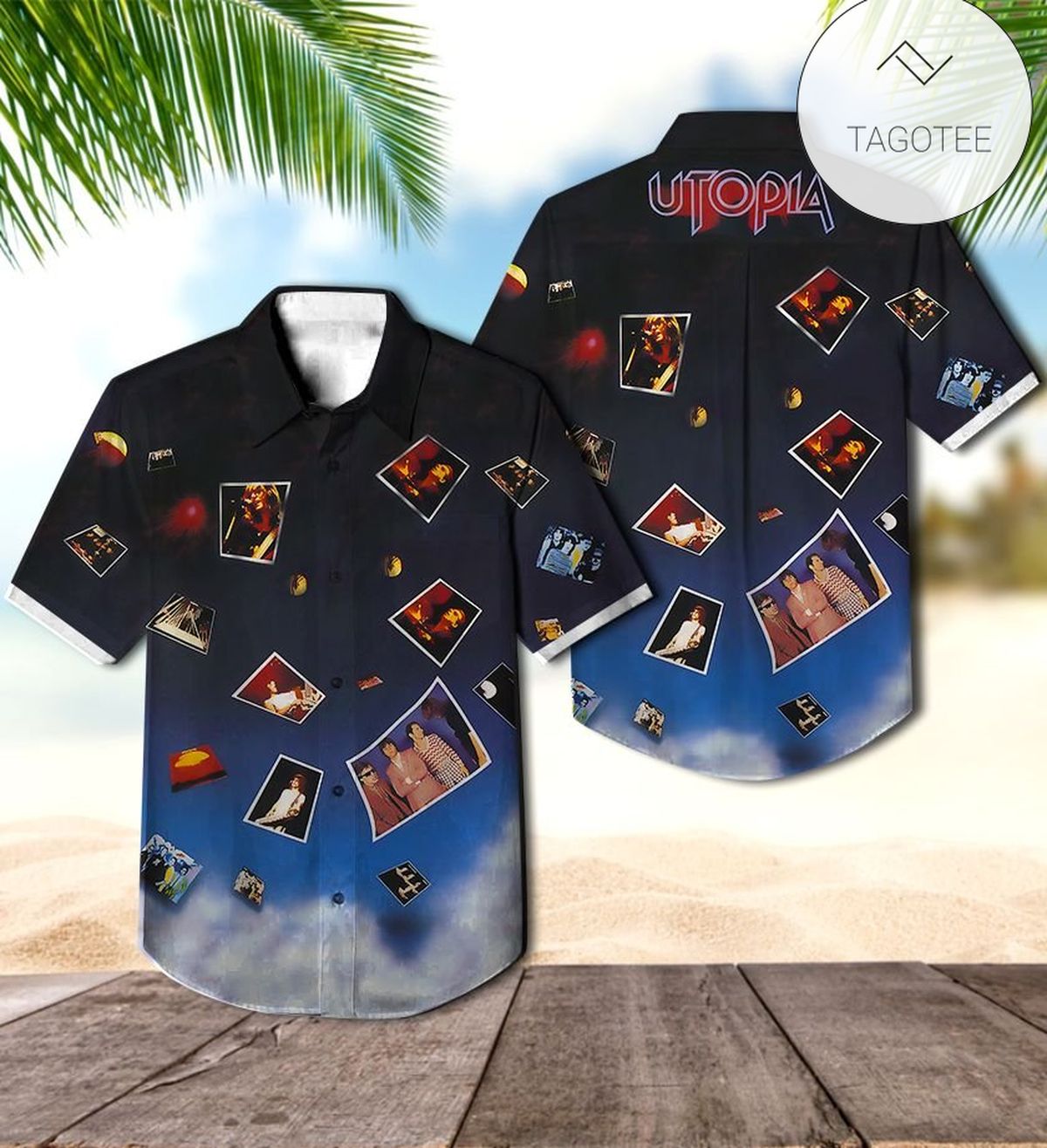 Utopia Oops Wrong Planet Album Cover Hawaiian Shirt