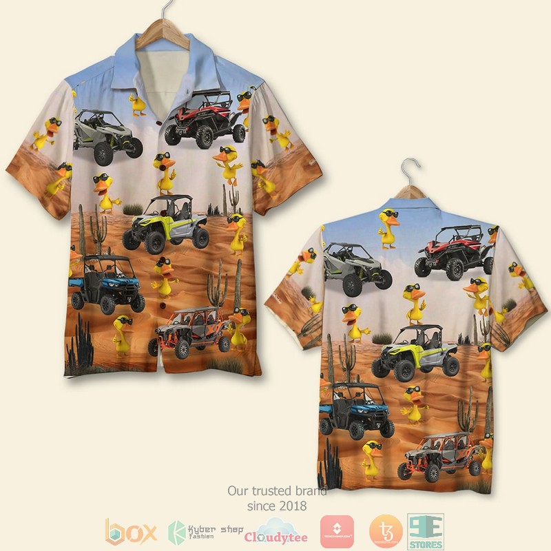 UTV Car Pattern Hawaiian Shirt