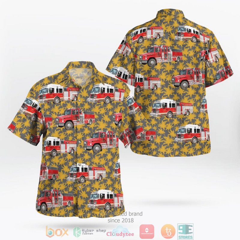 Valley Stream New York Nassau Hook & Ladder Co. No. 1 Hawaiian Shirt