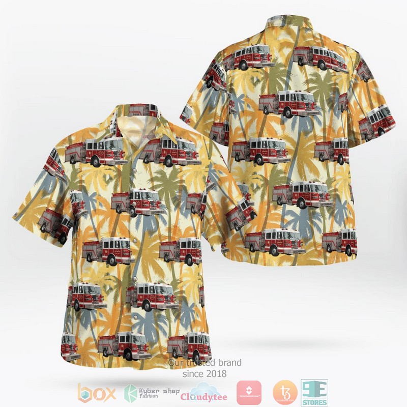 Valdosta Georgia Fire Department Valdosta Regional Airport Fire Station Hawaii 3D Shirt