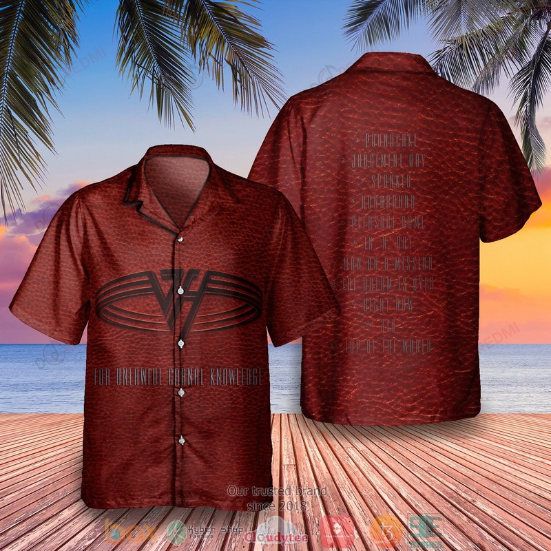 Van Halen Band Van Halen II Hawaiian Shirt